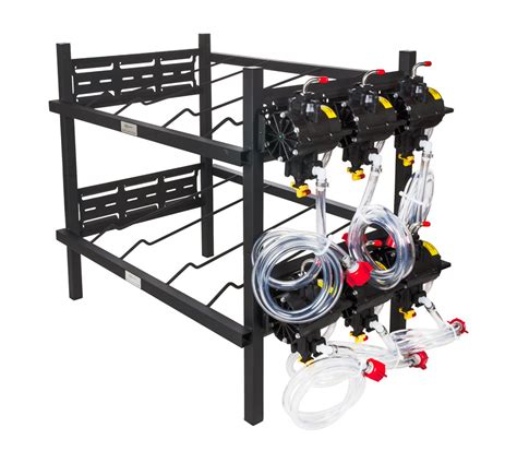 syrup pump rack